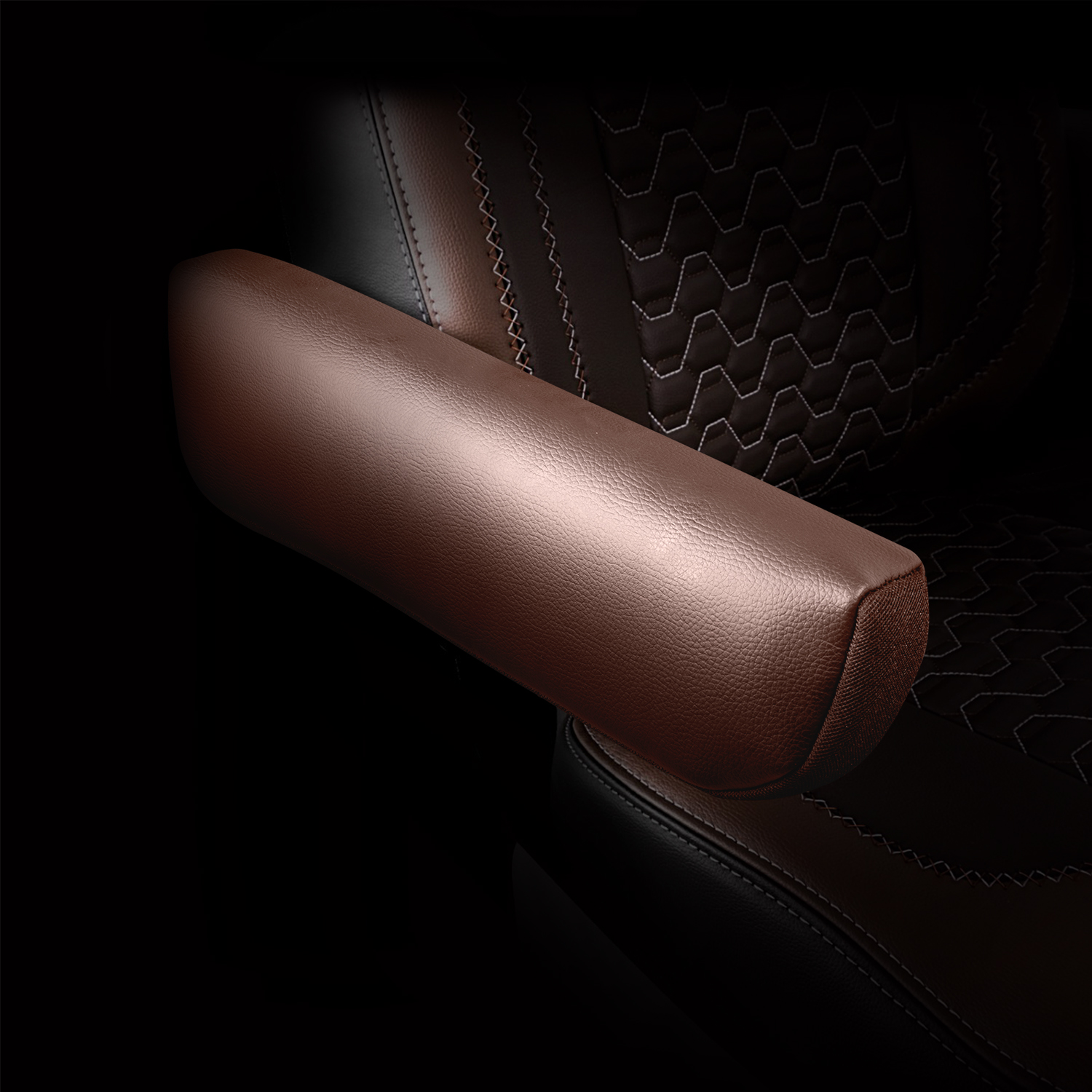 Volvo-Leather+Lacoste-Brown-Armrest-Cover-2