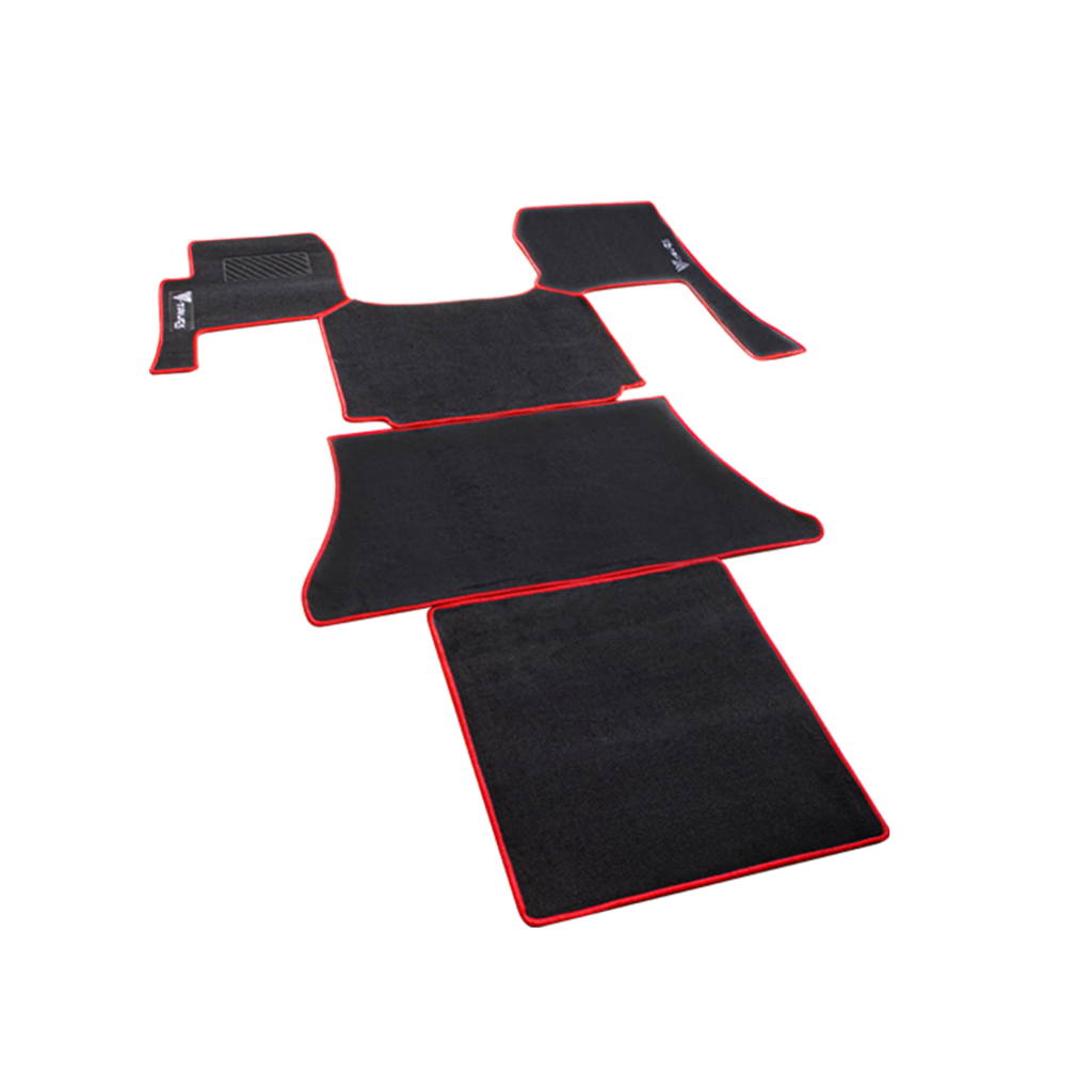 Volvo VNL 860 Truck Floor Mat Black Carpet Grey Stitch VTruck